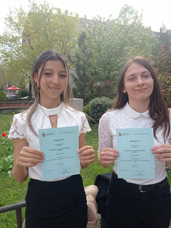 Büszkék vagyunk diákjainkra!